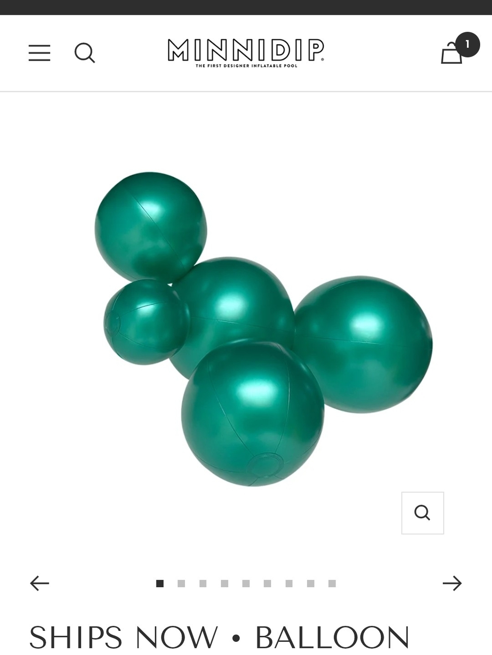 SET OF 6 colors Minnidip BALLOON Cluster: 5 CLUSTER BUNDLE